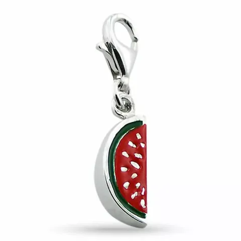 vandmelon charm i sølv