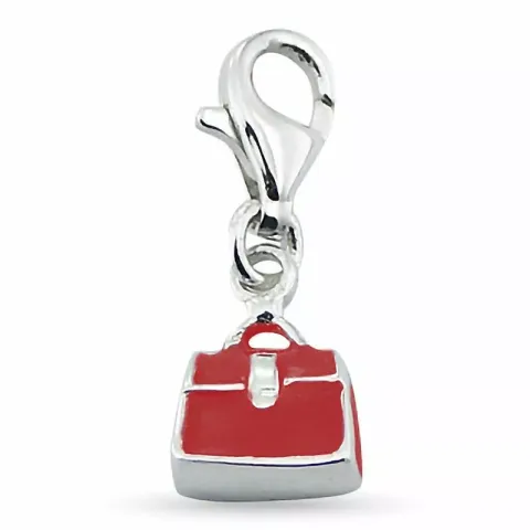 Taske charm i sølv