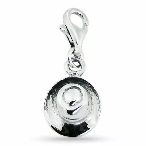 hat charm i sølv