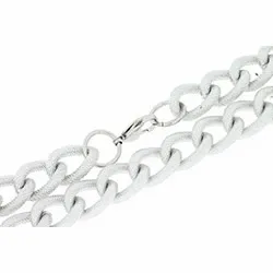 Bred armbånd i stål 21 cm x 14,7 mm