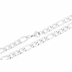 Hard steel halskæde i stål 45 cm x 8,5 mm