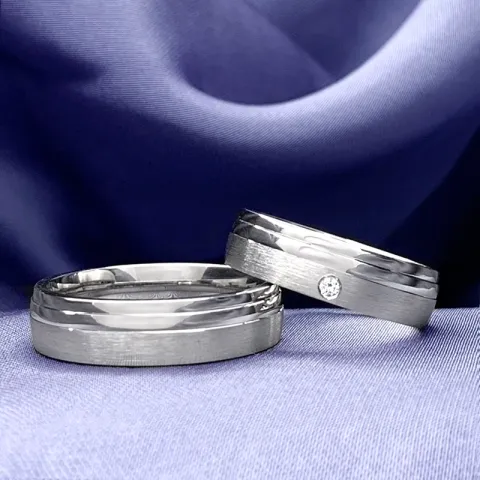 vielsesringe i sølv