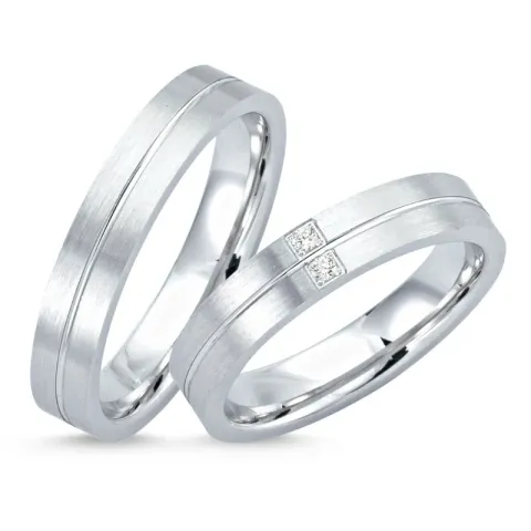 vielsesringe i sølv