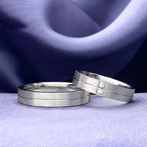 vielsesringe i sølv