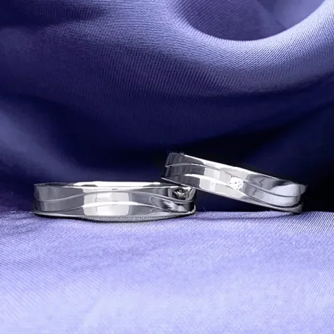 vielsesringe i sølv