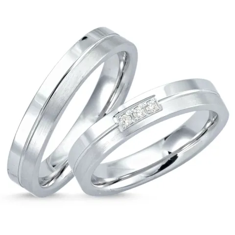 vielsesringe i sølv