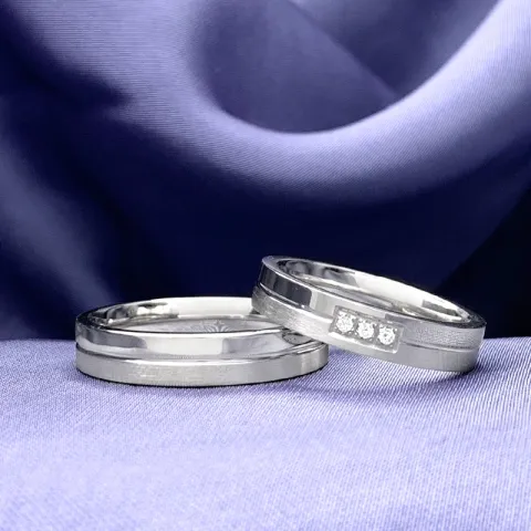 vielsesringe i sølv