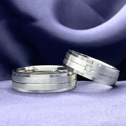 vielsesringe i sølv