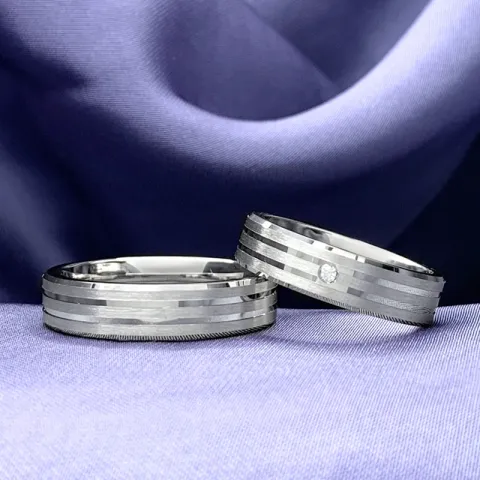 vielsesringe i sølv