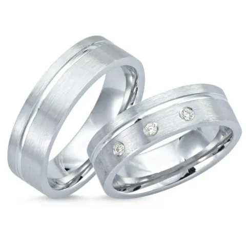 vielsesringe i sølv