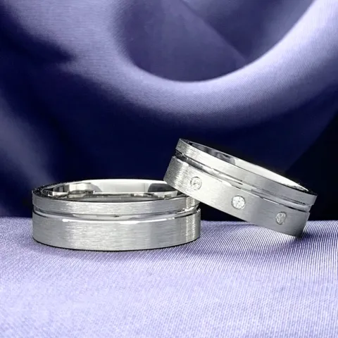 vielsesringe i sølv