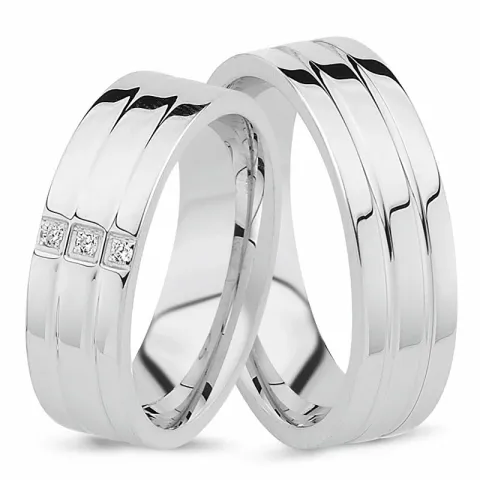 vielsesringe i sølv