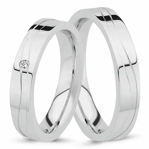 vielsesringe i sølv