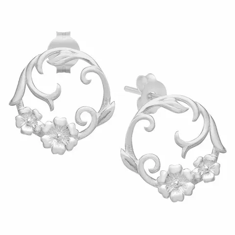 Lykke øreringe i sølv