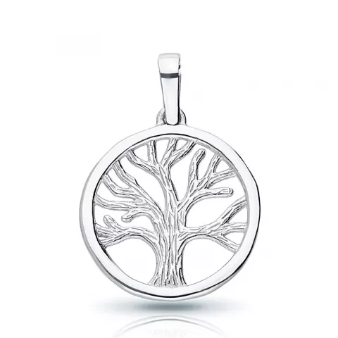 17 mm livets træ vedhæng i sølv