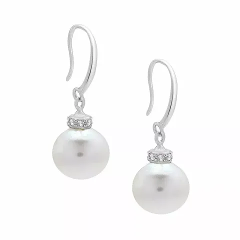 Runde øreringe i sølv