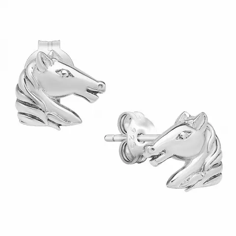 heste ørestikker i sølv