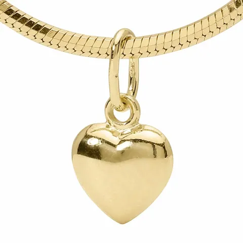 Kollektionsprøve hjerte vedhæng i 9 karat guld