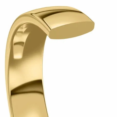 Glat 3 mm vielsesring i 14 karat guld