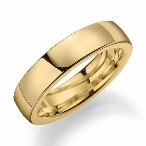 5 mm vielsesring i 9 karat guld