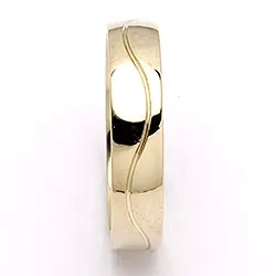 5 mm vielsesring i 14 karat guld