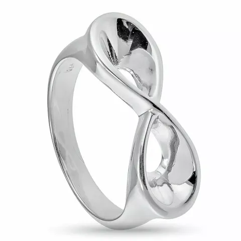 infinity ring i sølv