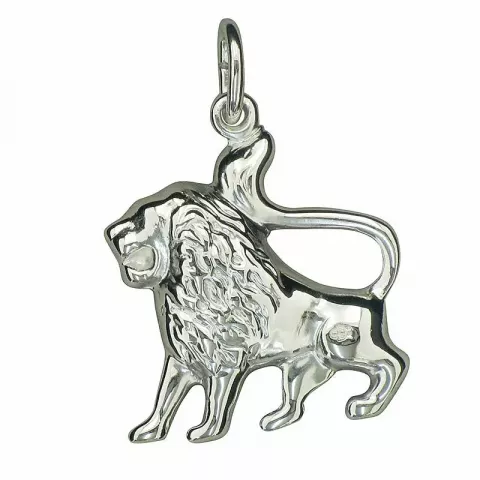 Stjernetegn løven vedhæng i sølv