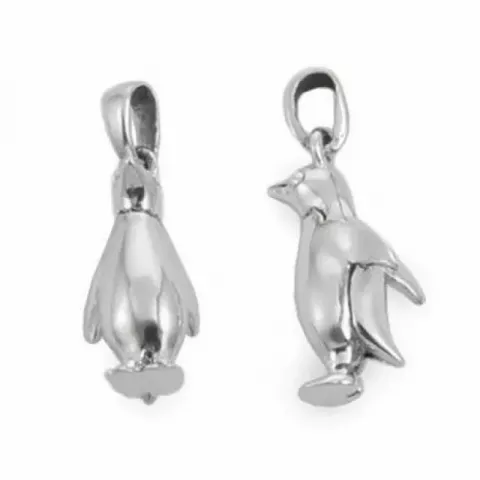 pingvin vedhæng i sølv