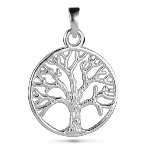 19 mm livets træ vedhæng i sølv