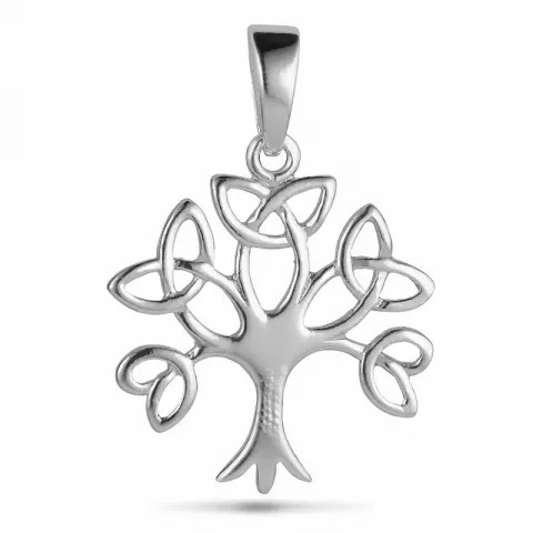 Keltisk livets træ vedhæng i sølv