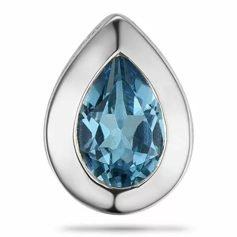 Topas vedhæng i 9 karat hvidguld 0,50 ct