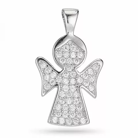Kollektionsprøve engel zirkon vedhæng i sølv