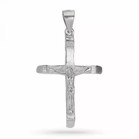 Kollektionsprøve kors med jesus vedhæng i sølv