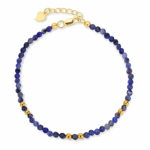 blå armbånd med sodalit
