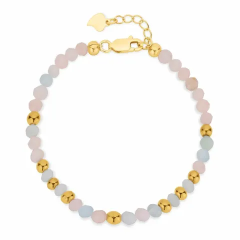 multifarvede armbånd med morganit - Loom Stones