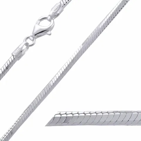 BNH slangekæde i sølv 38 cm x 1,9 mm