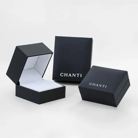 2 x 0,10 ct lab grown diamant solitaireørestikker i 14 karat guld med lab grown diamant 