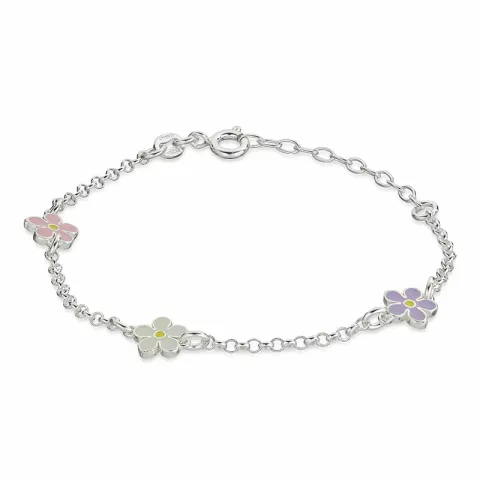 Kollektionsprøve blomster armbånd i sølv