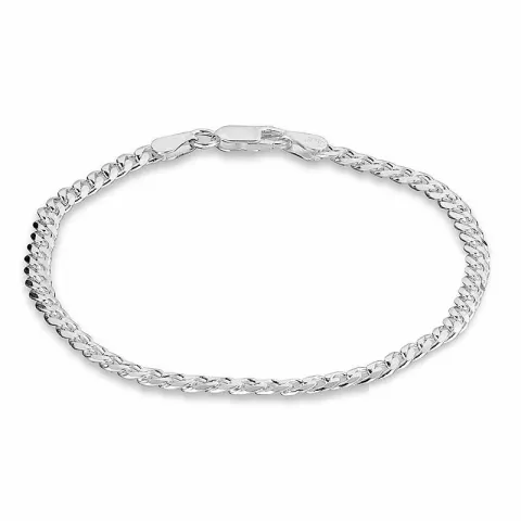 panserkæde i sølv x 3,7 mm