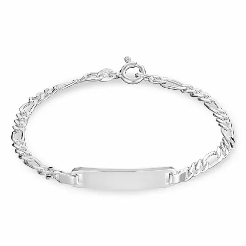 Figaroarmbånd i sølv x 6,3 mm