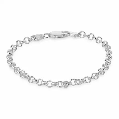 kugle armbånd i sølv  x 3,7 mm