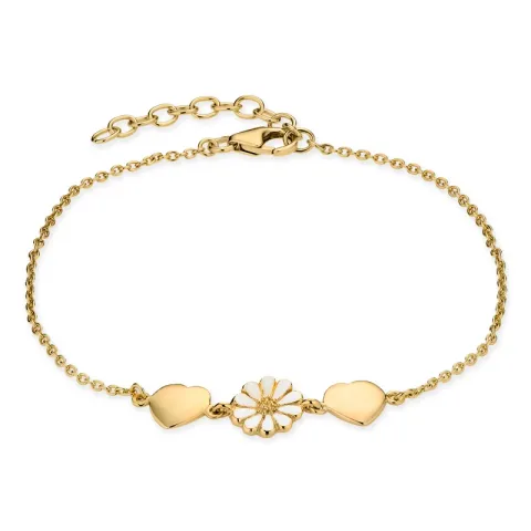 marguerit armbånd i forgyldt sølv - Maggie