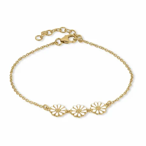 Kollektionsprøve marguerit armbånd i forgyldt sølv