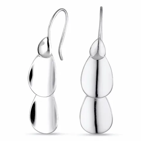 lange øreringe i sølv