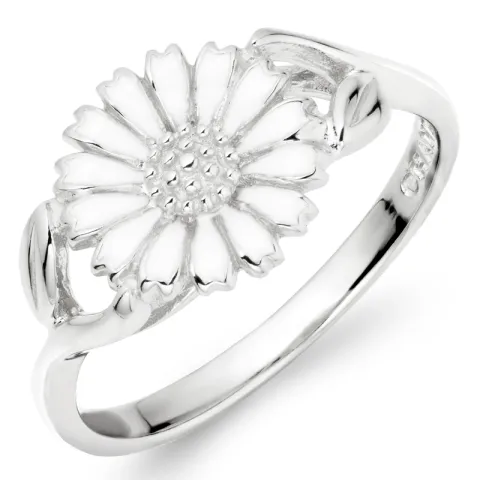 10 mm marguerit ring i sølv