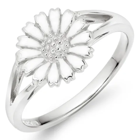 10 mm marguerit ring i sølv - Marie