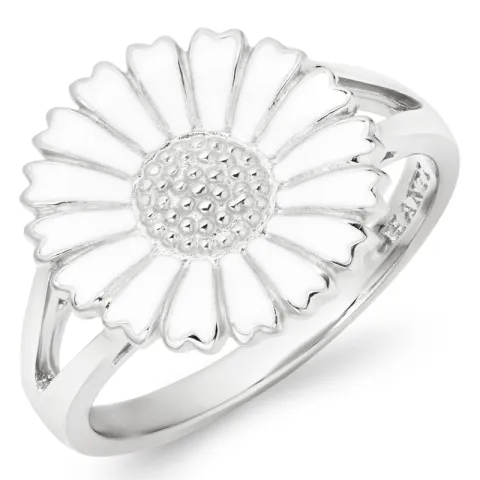 14 mm marguerit ring i sølv