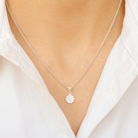 marguerit vedhæng i sølv - Maggie