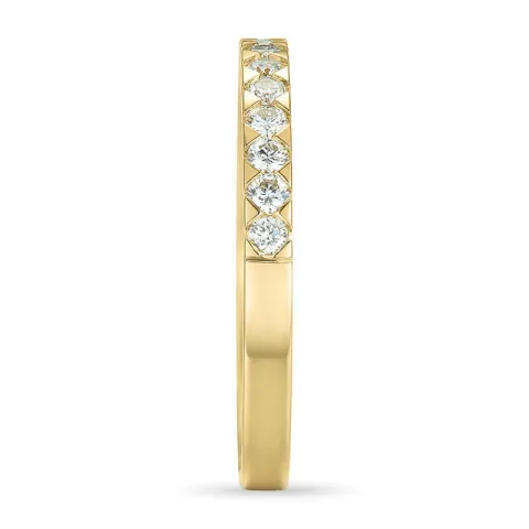 diamant alliancering i 14 karat guld 0,26 ct
