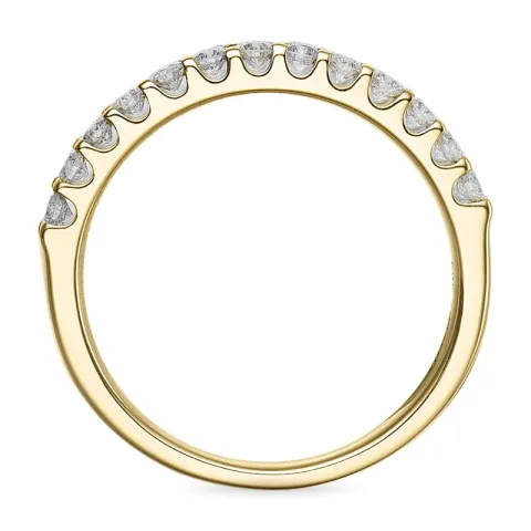 Diamant alliancering i 14 karat guld 0,36 ct